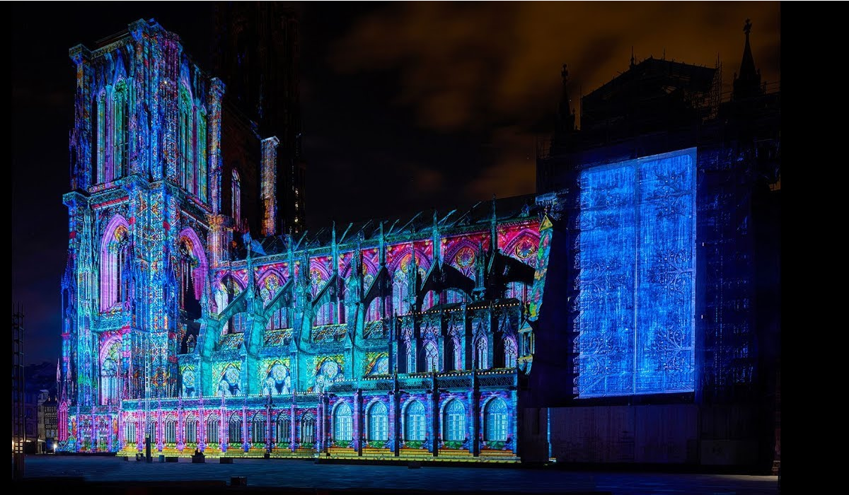 mapping cathedrale strasbourg
