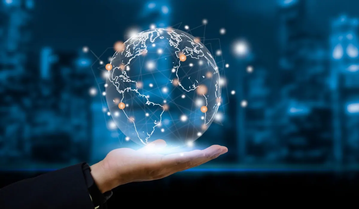 image connexion à internet web planete