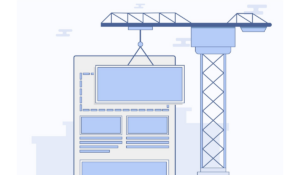 Construction de site internet. Architecture d'un site internet par un webmaster ou web designer