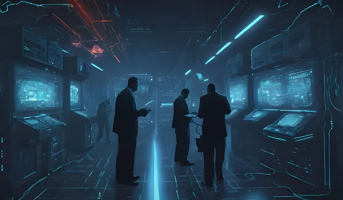 illustration cybersecurite serveur employes