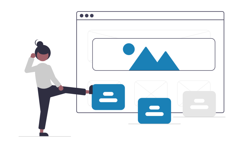undraw_landing-page_tsx8 Illustration informatique cloud ordinateur