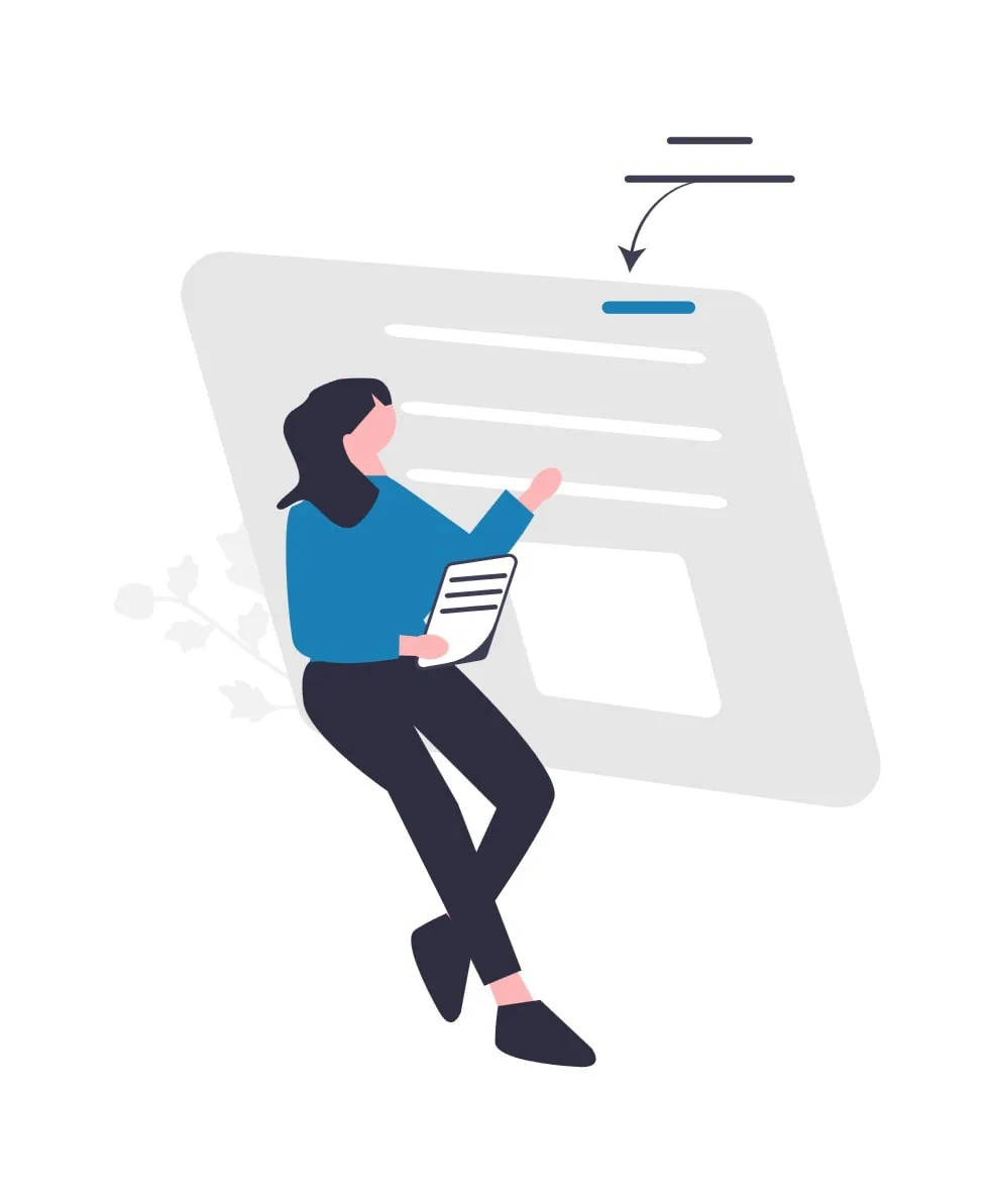 illustration loupe notes et rouages